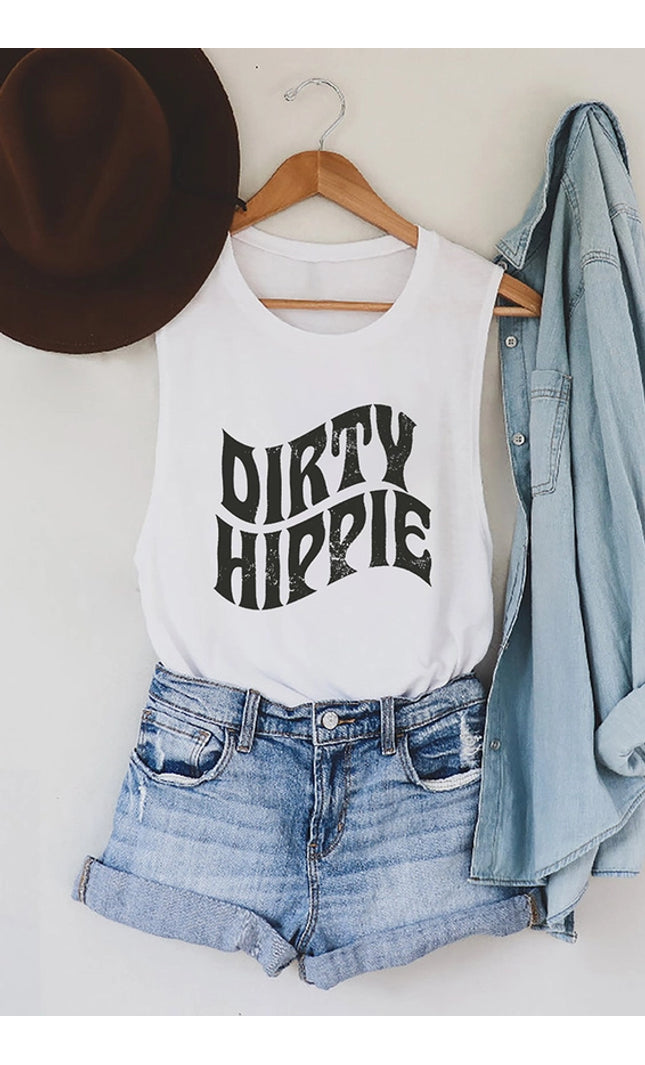 Dirty Hippie White T