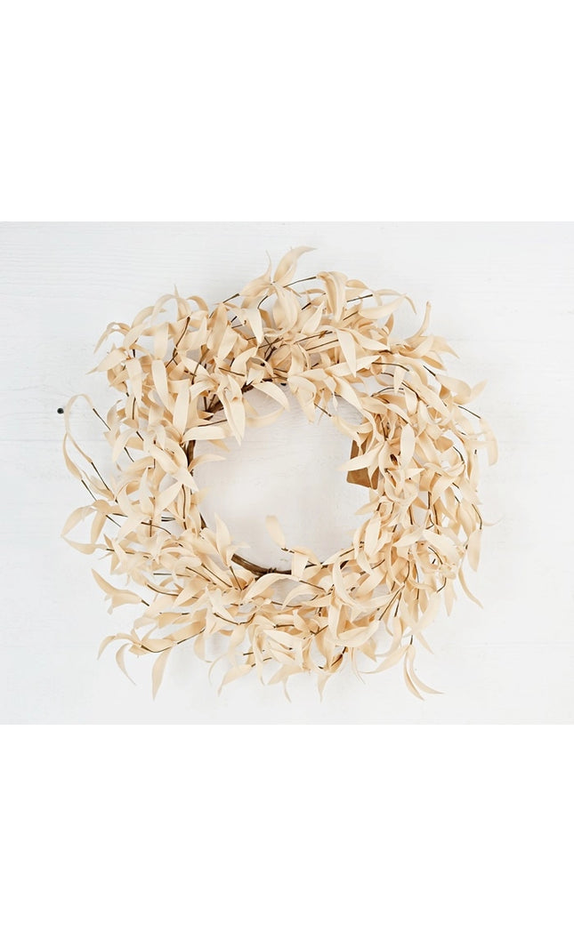 24in Buttercup Herb Leaves Wreath