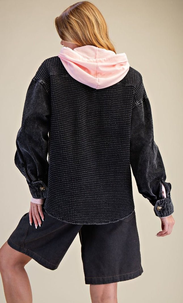 Corduroy Mix Thermal Washed Jacket