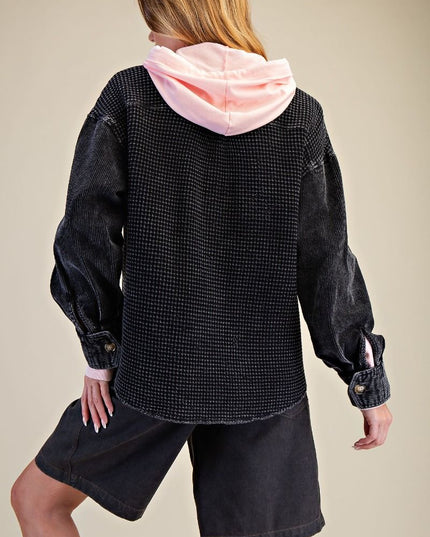 Corduroy Mix Thermal Washed Jacket
