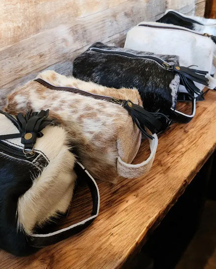 Cowhide Cosmetic Bag
