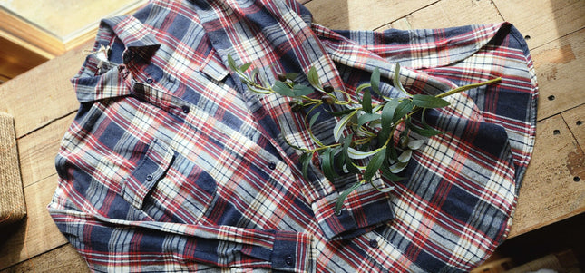 Washed Button Down Soft Flannel