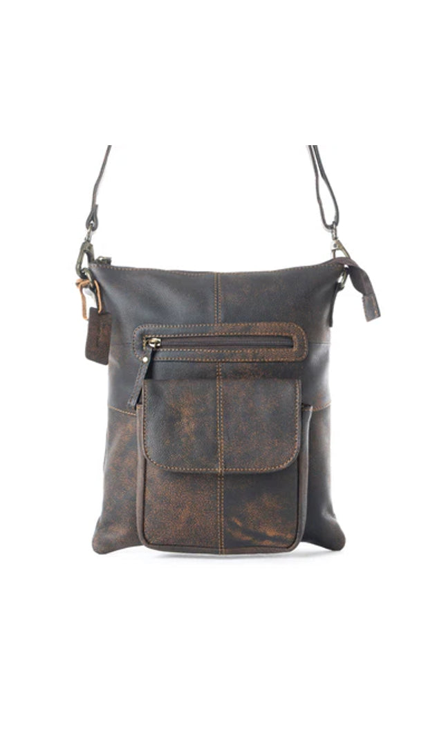 Montana Peak Leather & Hairon Bag