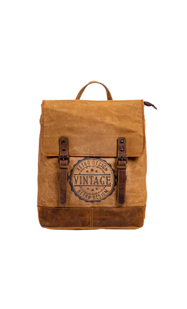 Water Stop Vintage Backpack Bag
